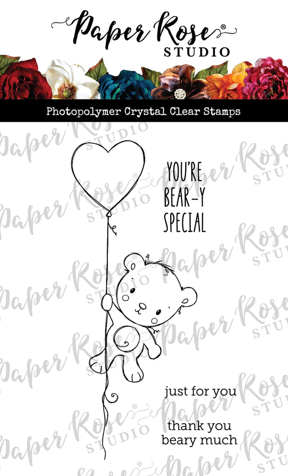 Valentine Bear Stamp Set - Paper Rose