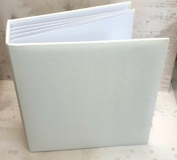 Covered 8 x 8 Flip Album (4 pages) - White