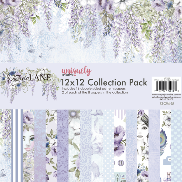 UCP2723 : Wisteria Lane 12 x 12 Collection Pack (16 sheets)