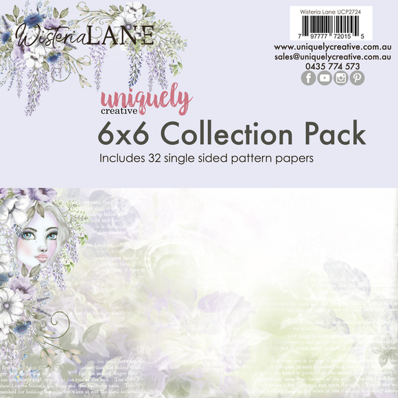UCP2724 : Wisteria Lane 6 x 6 Collection Pack (32 sheets)