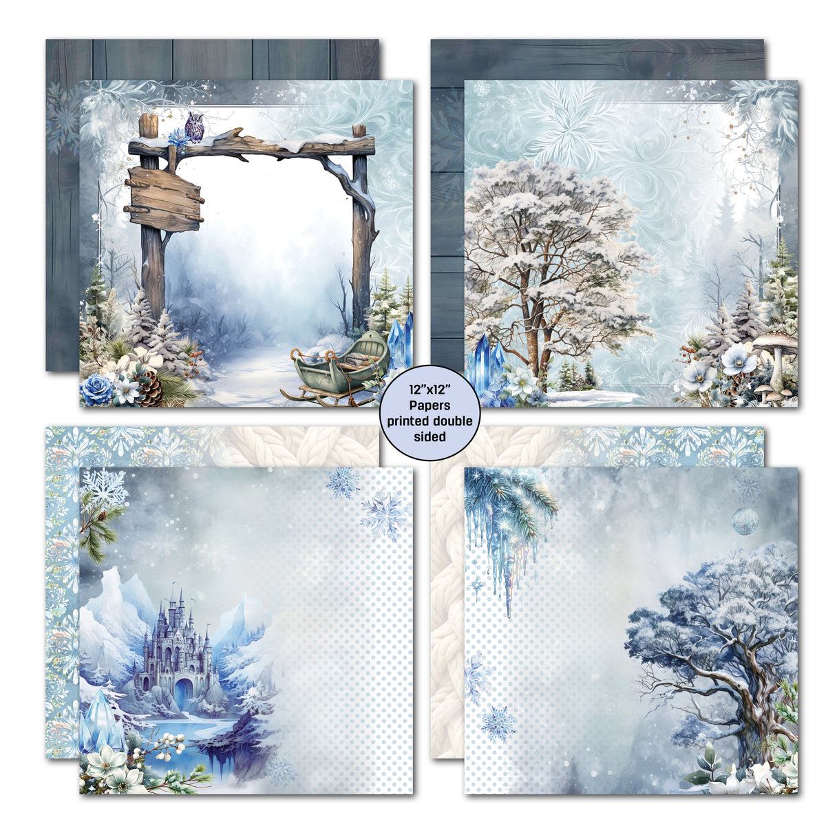 3Quarter Designs - Winter Chronicles 12" x 12" Collection – Craftables