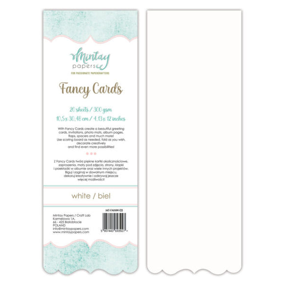 Mintay Fancy Card Packs - White