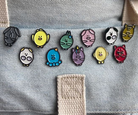 Little Joys - Enamel Pins (for masks, hats, bags or clothing)