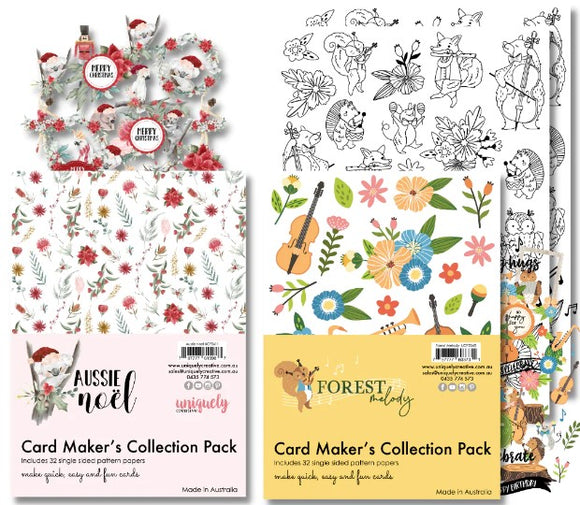 Forest Melody / Aussie Noel Cardmaking Packs