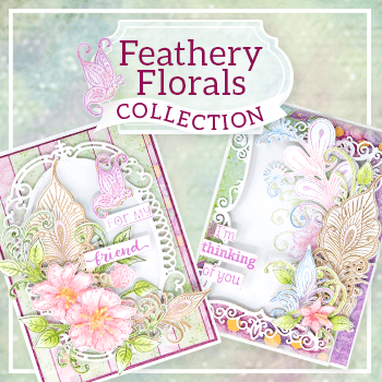 Feathery Floral Collection (Mar23) : Heartfelt Creations