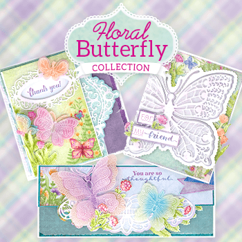 Heartfelt Creations : Floral Butterfly (May21)