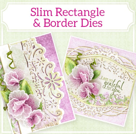 Slim Rectangle and Border Die Collection (Nov22) **IN STOCK NOW**