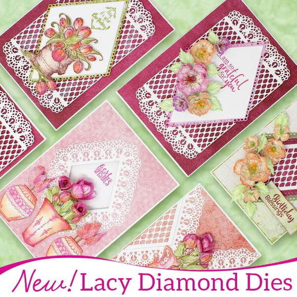 Heartfelt Creations - Lacy Diamond Dies Feb 19