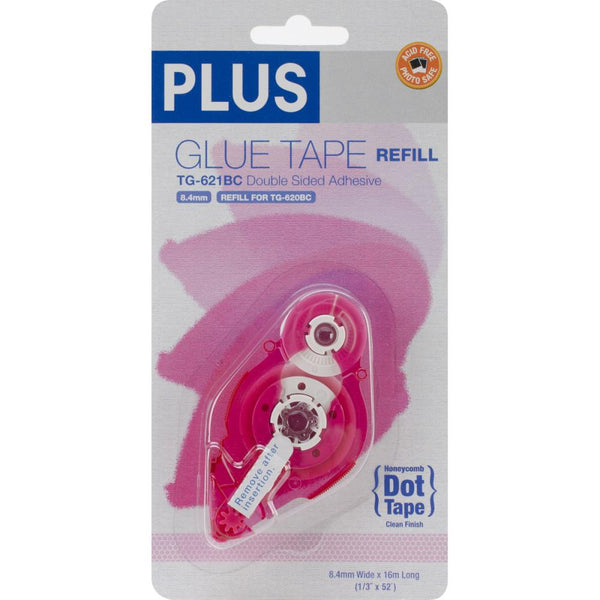 Plus -Glue Tape Double Sided Roller - Dot Tape