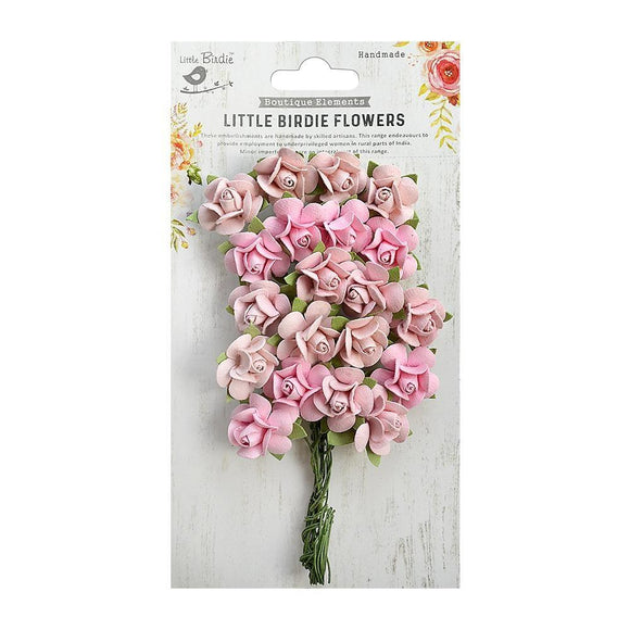 Little Birdie Catalina Paper Bouquet 20/Pkg - Pearl Pink  (CR79238)