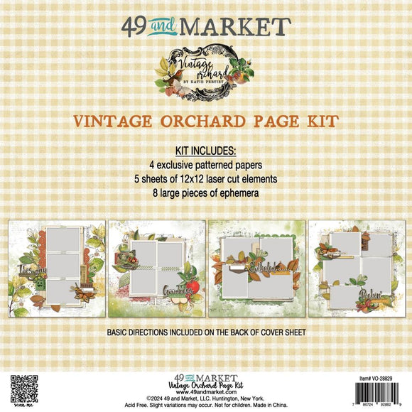 49 & Market 4 Layout Page Kit  - Vintage Orchard