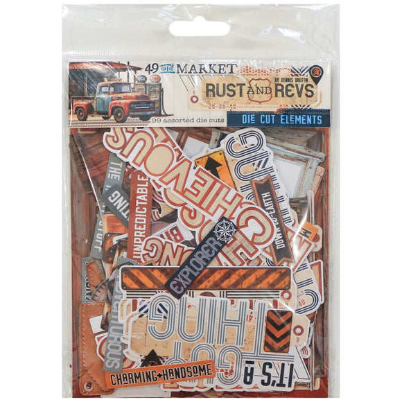 49 & Market - Rust & Revs Elements Die Cuts