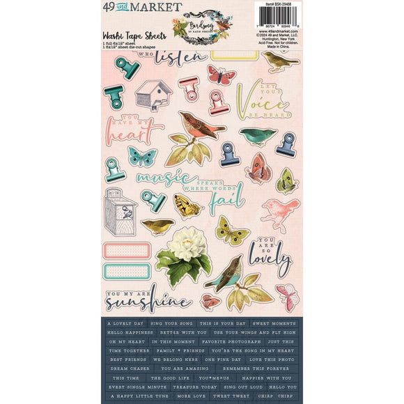 Washi Sheets : Birdsong