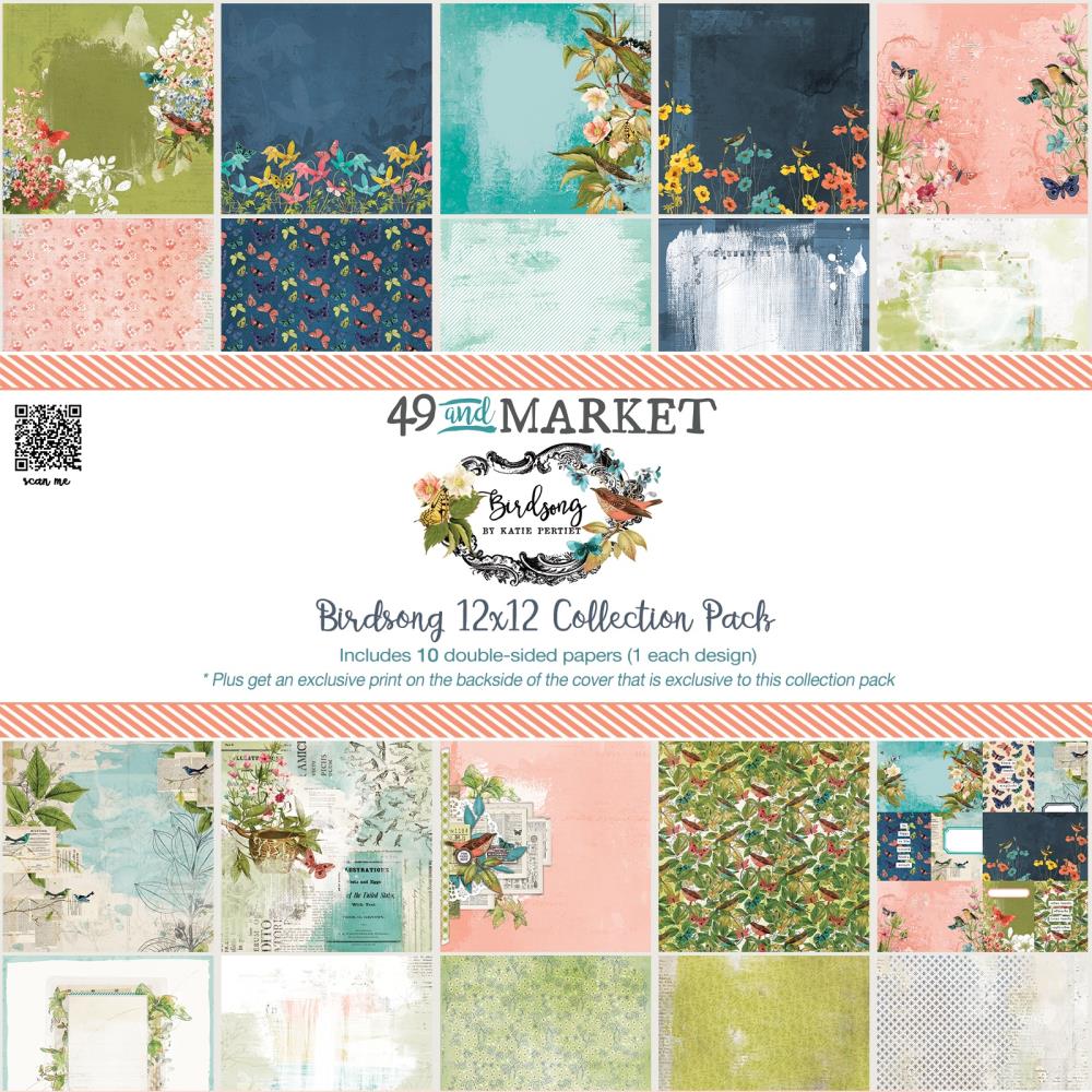 12 x 12 Paper pack : Birdsong