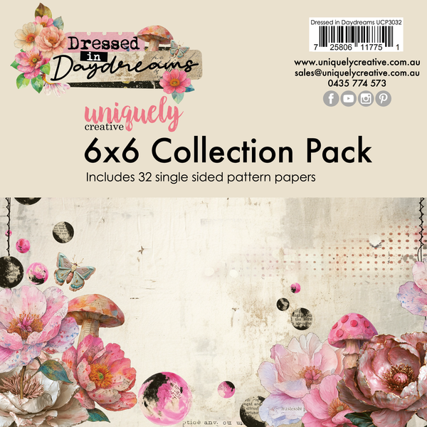 UCP3032 : 6 x 6  Collection Pack (32 sheets) (Dressed in Daydreams)