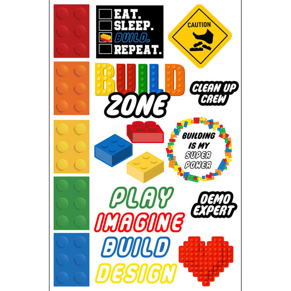 Building Block Laser Cuts
