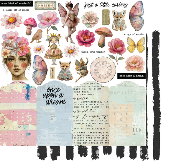 UCP3030 : Little Curiosities Paper (Dressed in Daydreams)