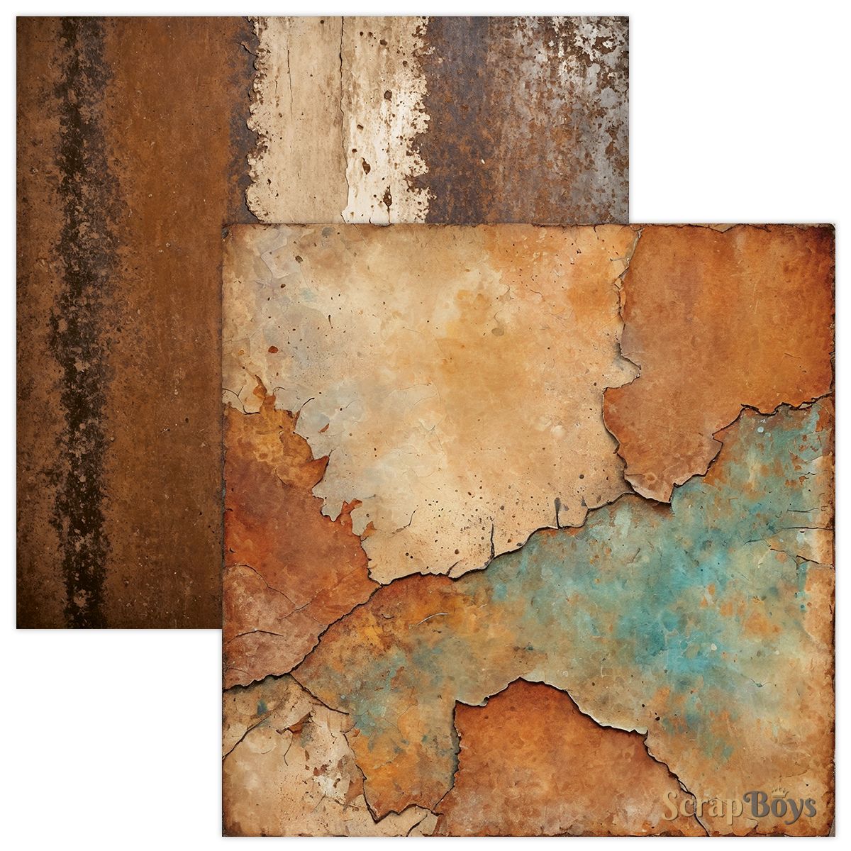 RUST-08 : Rusty 12x12 Paper Pack – Craftables
