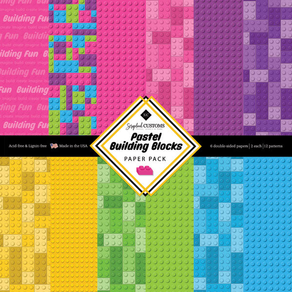 Building Block 6 x 6 Paper Pad #3