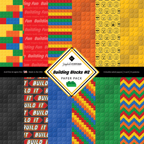Building Block 6 x 6 Paper Pad #2