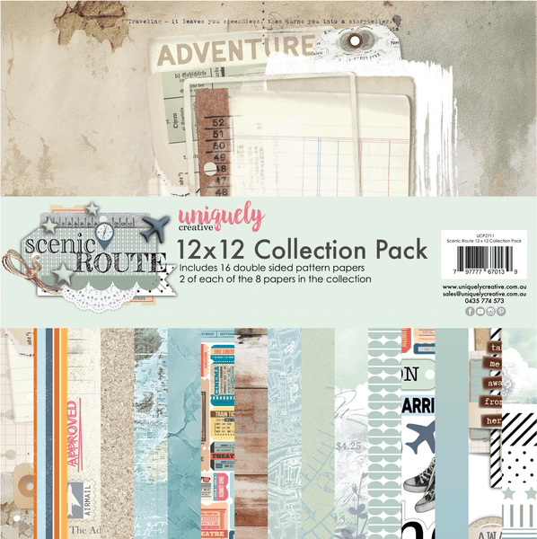 UCP2711 :  12 x 12 Collection Pack (16 sheets) (Scenic Route)