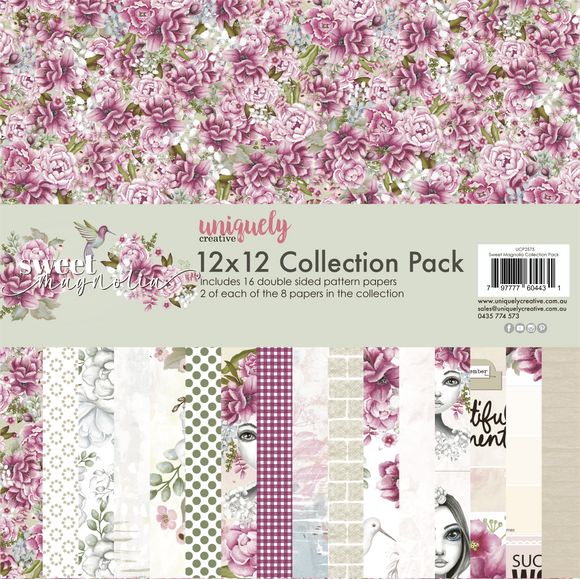 UCP2575 :  12 x 12 Collection Pack (16 sheets)(Sweet Magnolia (Jul23))