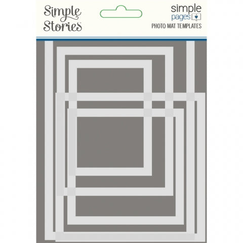 Rectangular Photo Mat Templates - Simple Stories – Craftables