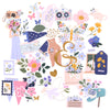 Forget Me Not Cardstock Diecut Ephemera – Sentiments & Pieces 148pc