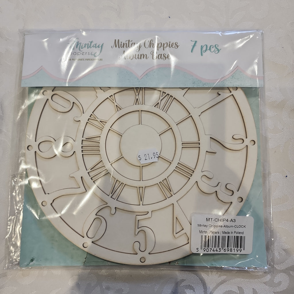 Mintay Chippies Album Clock Craftables