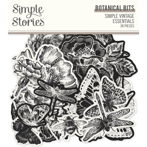 Vintage Essentials - Botanical Bits & Pieces Diecuts (Simple Stories)