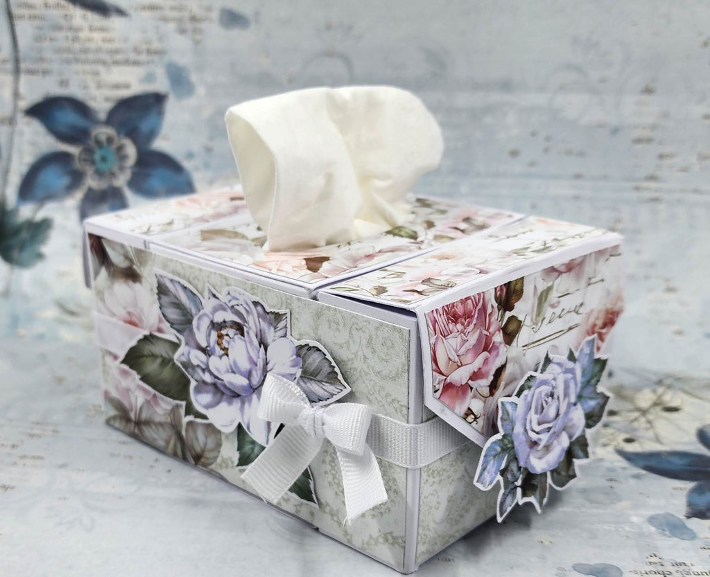 C2315 : Mini Tissue Box with side boxes Project(CK)