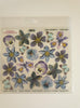 Printed Clear Sheet : Mini Flowers 01 - Royal Blue (Sospeso Trasparentene)