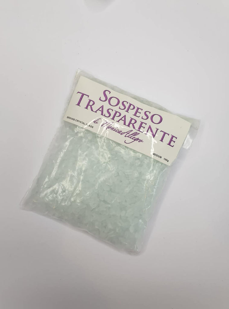 Bag of Ground Crystal Glass (Medium) - (Sospeso Trasparentene)