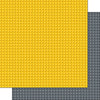 Building Block Yellow/Grey DS 12x12 Paper