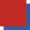 Building Block Red/Blue DS 12x12 Paper