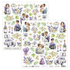 LALO-07 : Lavender Love - 12x12 Double Sided Fussy Cutting Sheet