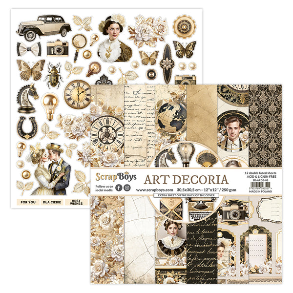 ARDE-08 : Art Decoria - 12"x12" Paper Pack