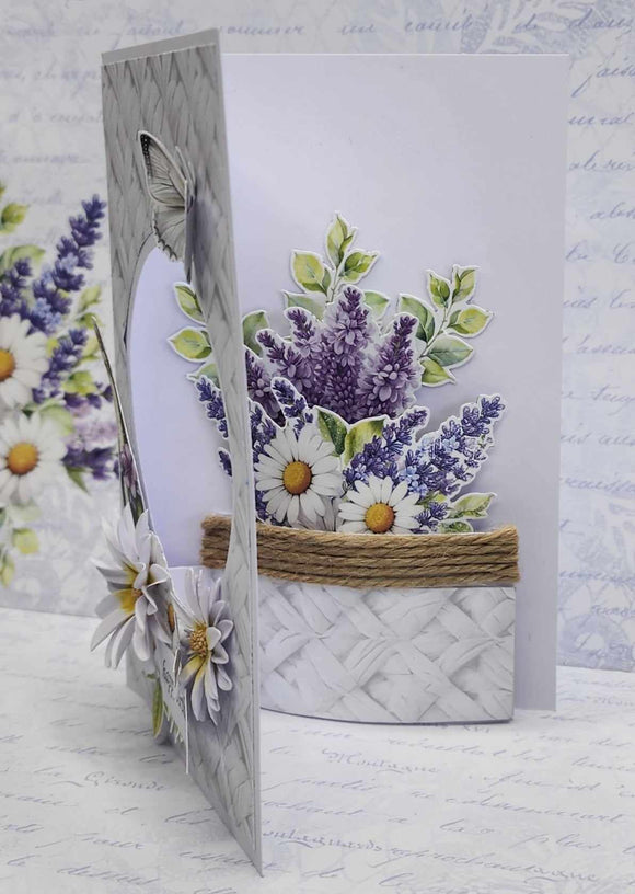 C2411 : Pop Out Flower Vase Card(CK)