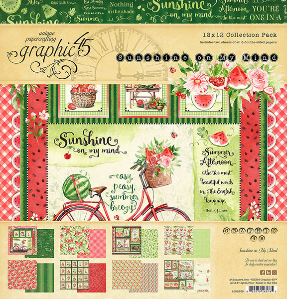 Sunshine on my Mind `12"x12" Paper Pack (Graphic 45)