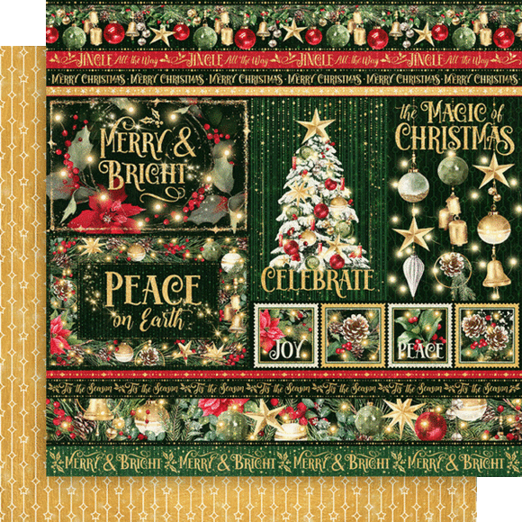 Celebrate Peace 12x12 Papers : Merry & Bright