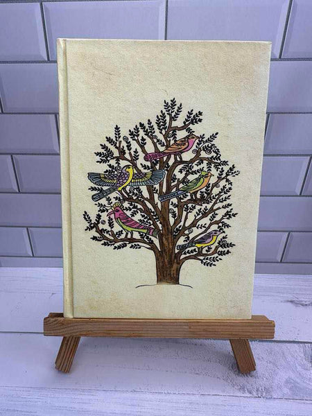 Hardcover Journal - 6" x 8" Yellow Birds in Tree