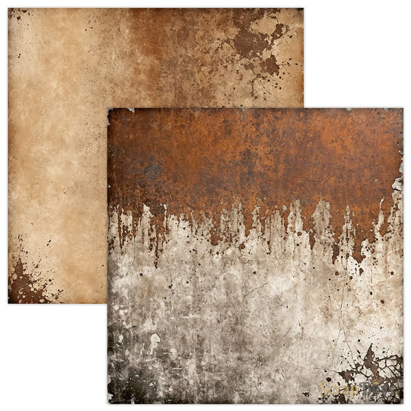 RUST-08 : Rusty 12x12 Paper Pack – Craftables