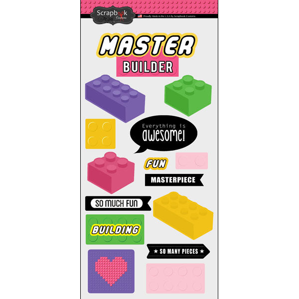 Building Block Stickers #4