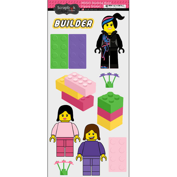 Building Block Stickers #3