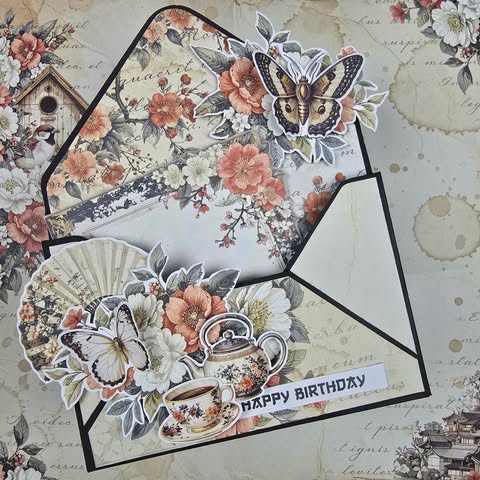 C2607 :Envelope Box Card (CK)