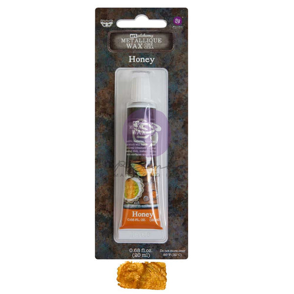 Finnabair Art Alchemy Metallique Wax .68 Fluid Ounce - Honey