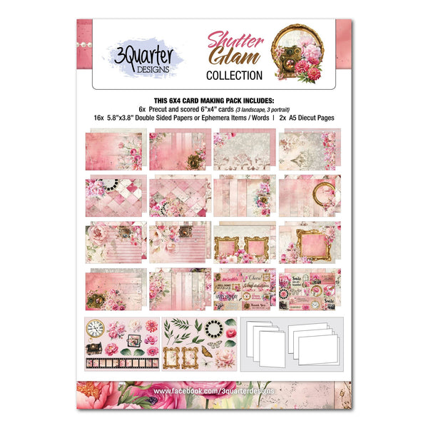 Shutter Glam  6" x 4" Card Pack