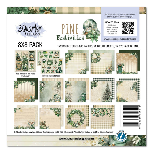 8x8 Pine Festivities  Collection