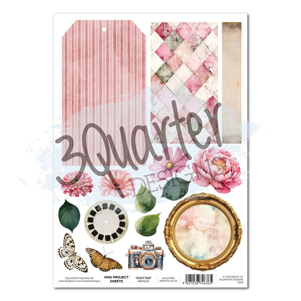 Shutter Glam A4 Project Sheet