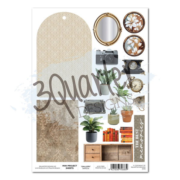 Timeless Gallery A4 Project Sheet